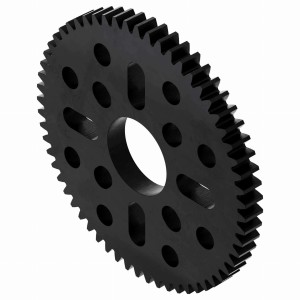 Gear wheel 60 teeth (MOD 0.8, 4 mm thickness acetal)