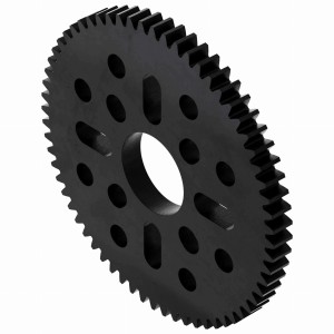 Gear wheel 64 teeth (MOD 0.8, 4 mm thickness acetal)