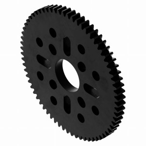 Gear wheel 68 teeth (MOD 0.8, 4 mm thickness acetal)