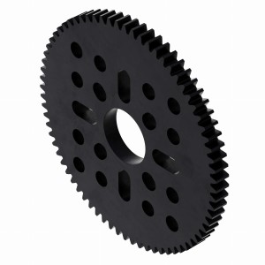 Gear wheel 72 teeth (MOD 0.8, 4 mm thickness acetal)