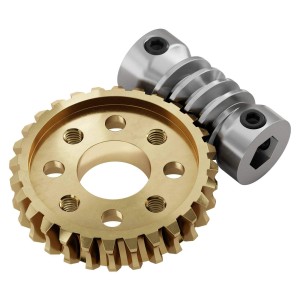 Worm gear set (ratio 28: 1, bore REX 8mm)