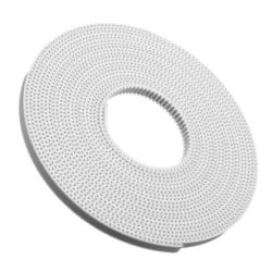 GT2 gear belt 10 mm drive, reinforced white 100cm Reprap 3D CNC printer