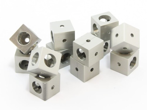 Kostka łączeniowa srebrna 12szt (15mmx15mmx15mm)