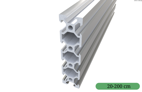 V-SLOT 2080 [NA WYMIAR] - Srebrny Anodowany