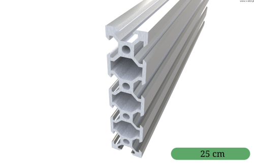 V-SLOT 2080 - Srebrny Anodowany 250mm