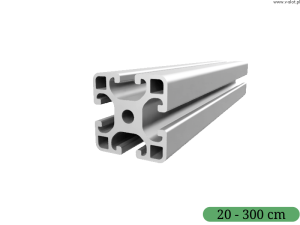 Profil aluminiowy 40x40 [8] SREBRNY NA WYMIAR 