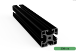 Aluminum profile 40x40 [8] 2000mm black