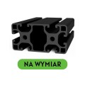 Aluminiowy Profil Konstrukcyjny 40x80 CZARNY T8 NA WYMIAR