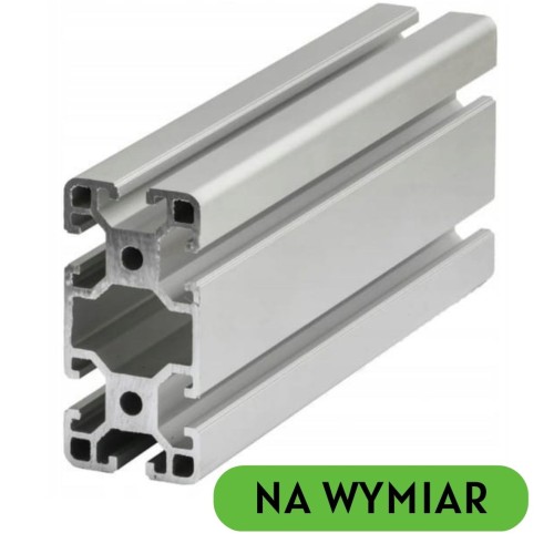 Aluminiowy Profil Konstrukcyjny 40x80 T8 NA WYMIAR