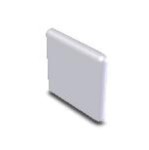 End cap 30x30 gray