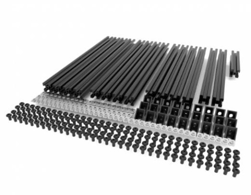 Profile do budowy drukarki 3D - pełny zestaw HYPERCUBE Czarny