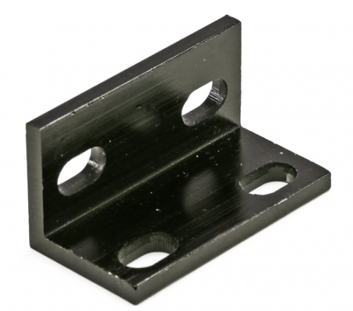 Narożnik typ L Uniwersalny podwójny - Czarny anodowany