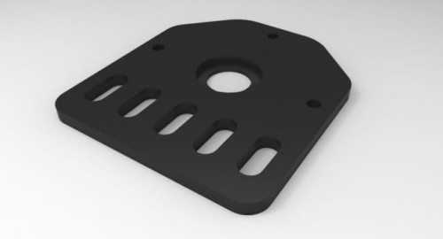 Płytka montażowa: Uchwyt do silników Nema 17
