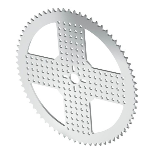 Aluminiowa zębatka do montażu na piaście serii 3310 o skoku 8 mm