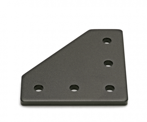 Płytka łaczeniowa 90 stopni czarna